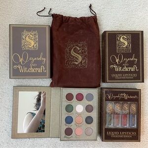 Storybook Cosmetics Wizardry and Witchcraft Eyeshadow and Liquid Lipsticks